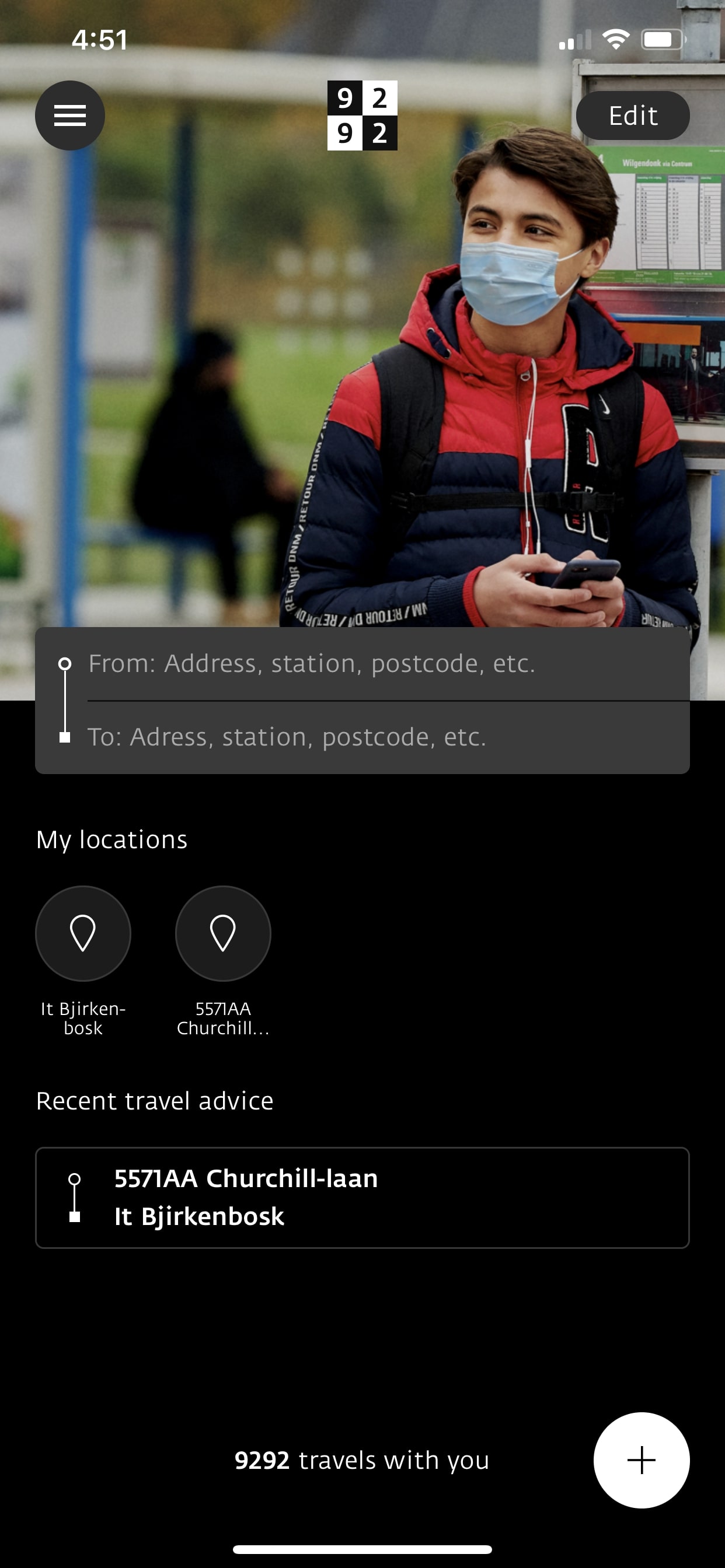 Screenshots of competitor applications