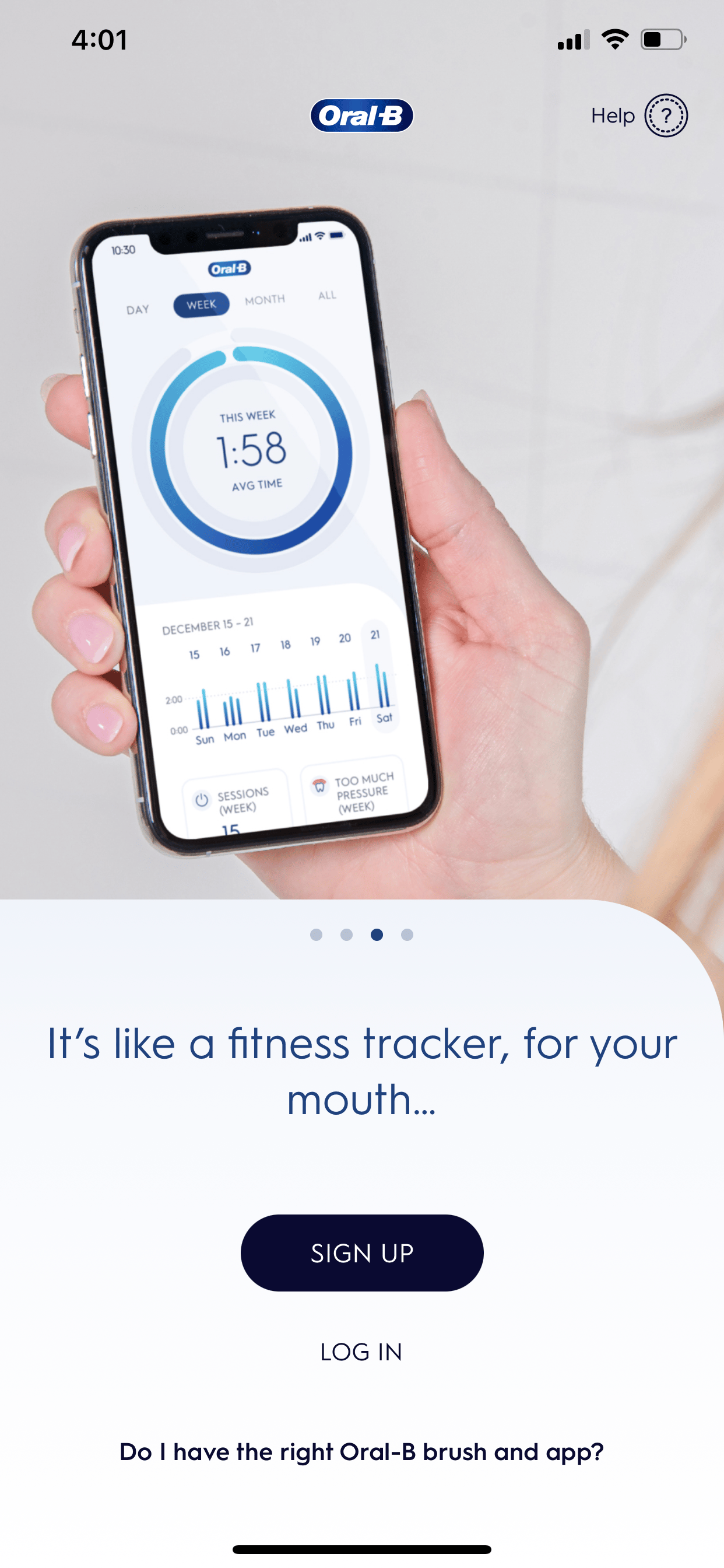 Screenshots of competitor applications