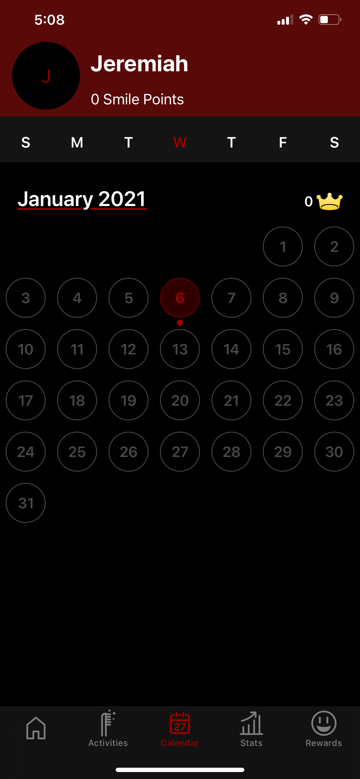 Screenshots of competitor applications