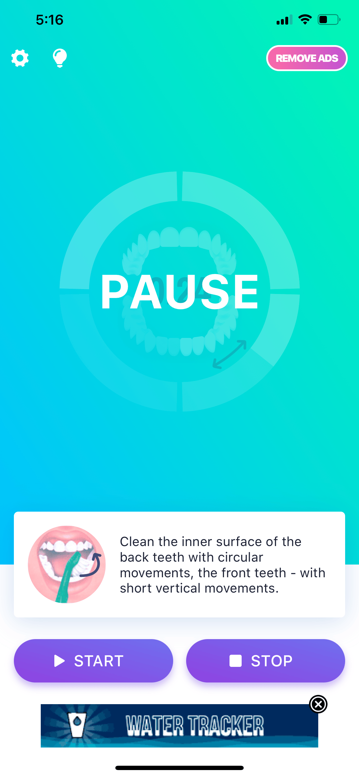 Screenshots of competitor applications